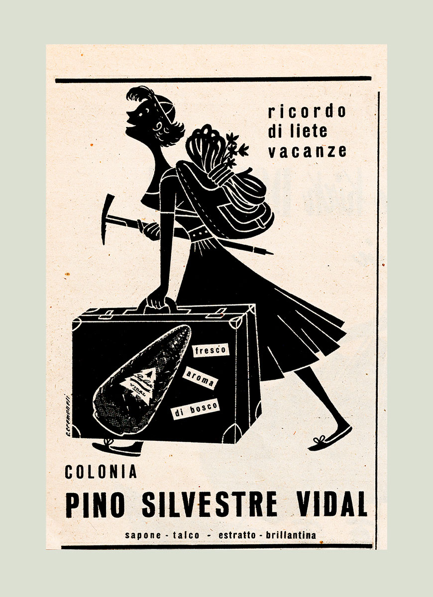 Venice Olfactory pubblicita Vidal saponi Profumo Pino Silvestre